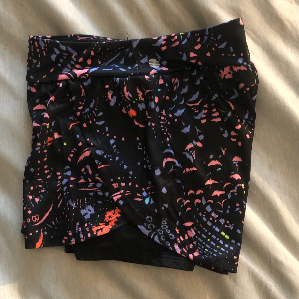Colorful Patterned Athletic Shorts